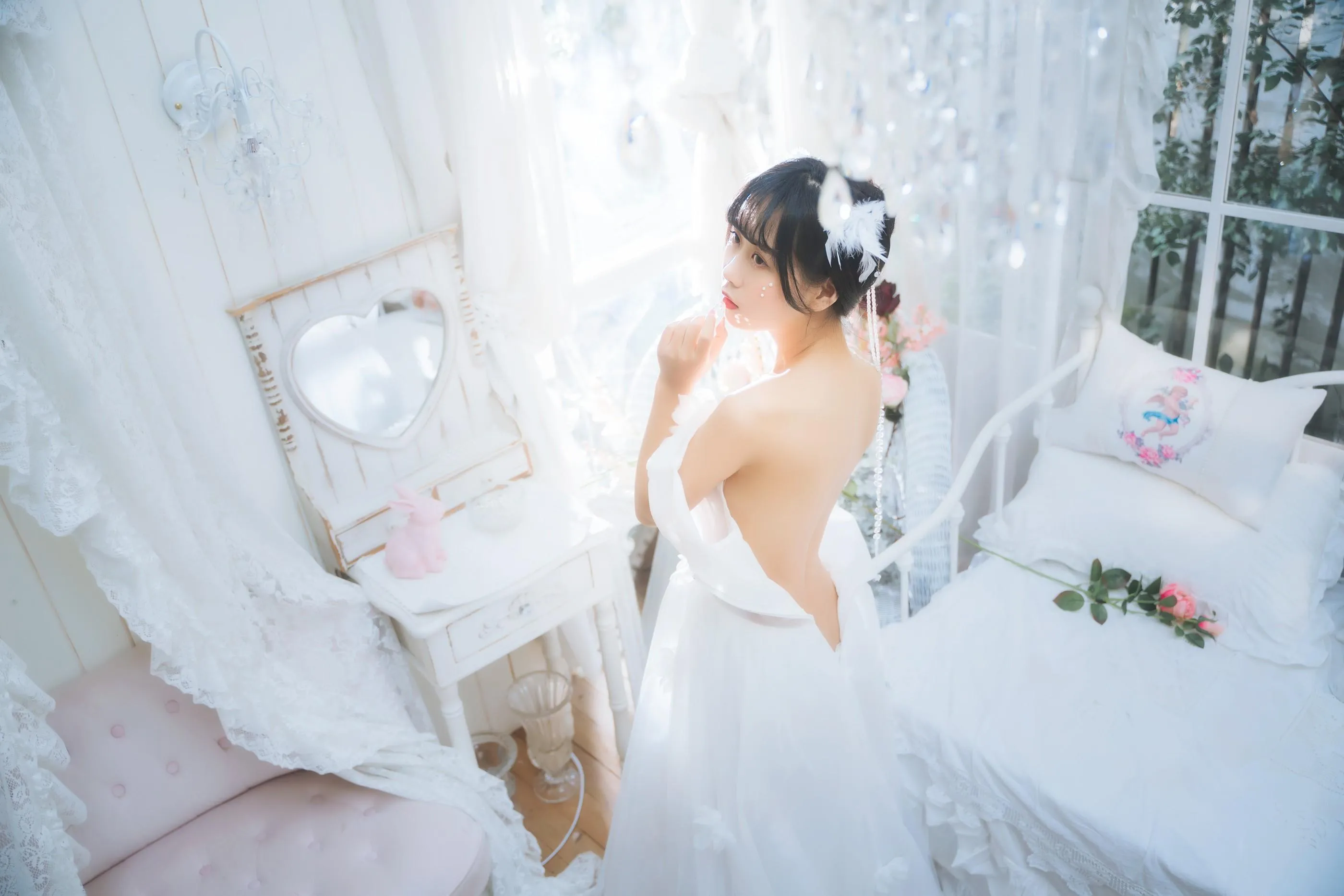 [艺图语] 2022.05.28 纯白花嫁 萌芽儿o0 [33P]插图